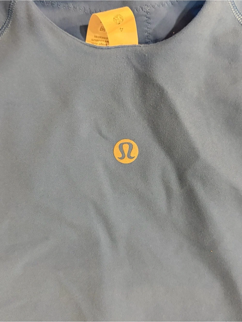 Lululemon Align High-Neck Tank Top Blue Nile size 4 EUC crisp rip tag